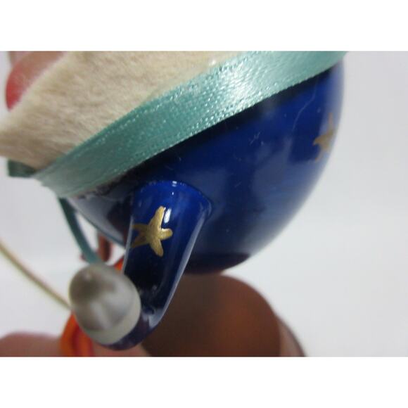 VTG De Carlini Humpty Dumpty Christmas Ornament Stars & Moon Celestial Italy - Picture 6 of 10